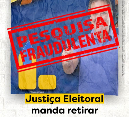 Justiça Eleitoral suspende pesquisa que aponta Gustavo na frente do seu opositor