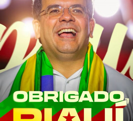 Rafael comemora sua reeleição como governador mais votado do Brasil