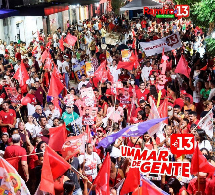 Último comício de Ramiro Saraiva reúne multidão em União