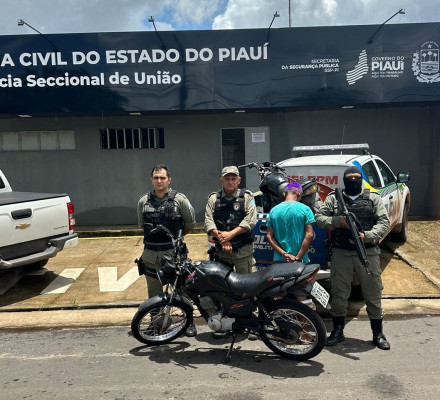 Polícia Militar recupera duas motocicletas roubadas e prende suspeito em União
