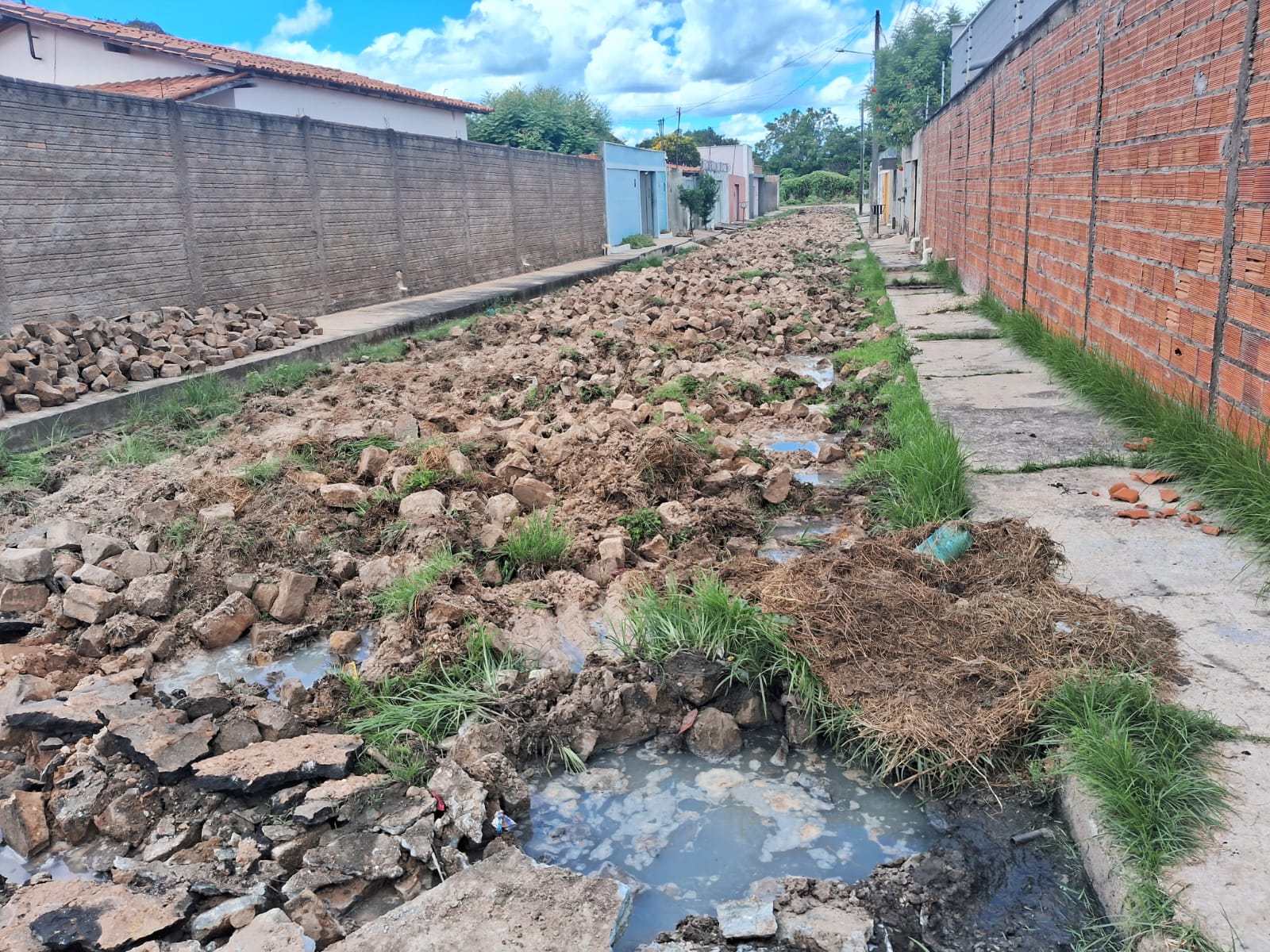 Trecho da rua